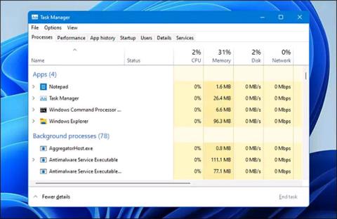 „Windows 11“ užduočių tvarkyklės paleidimo būdų santrauka