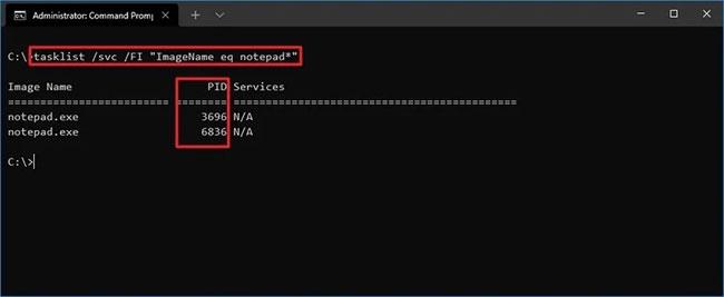 Kaip rasti programos proceso ID sistemoje „Windows 10“.