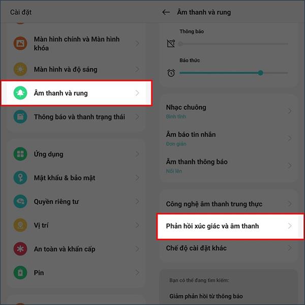 Instruktioner för att stänga av systemhaptisk feedback på Android