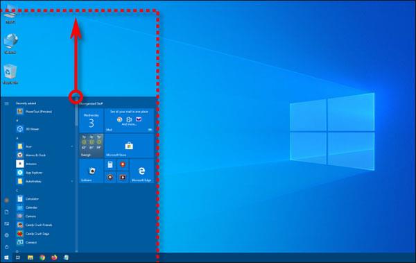 Kako spremeniti velikost menija Start v sistemu Windows 10