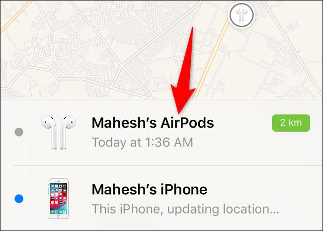 Sådan tilføjer du Apple AirPods til Find My-appen på iPhone