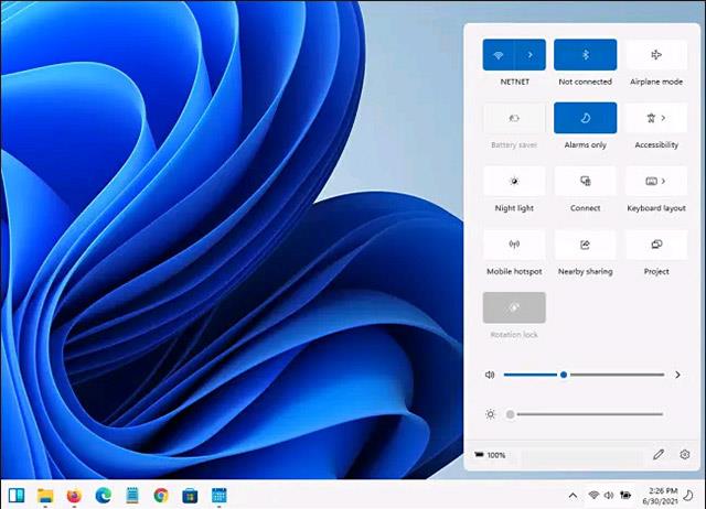 Kako odpreti in urediti hitre nastavitve (Action Center) v sistemu Windows 11