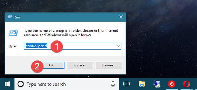 Slik åpner du kontrollpanelet på Windows 10, 8.1, 7