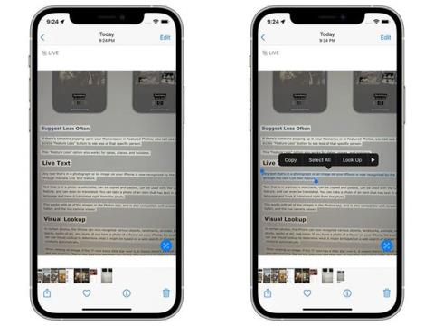 IOS 15:n Kuvat-sovelluksen uusia ominaisuuksia