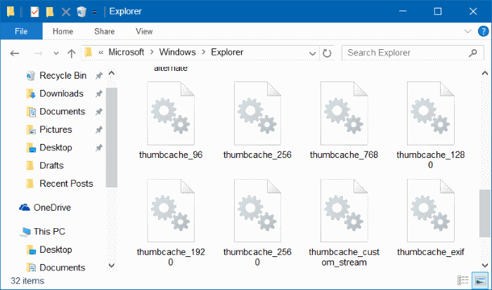 Kako izbrisati i resetirati predmemoriju sličica u sustavu Windows 10