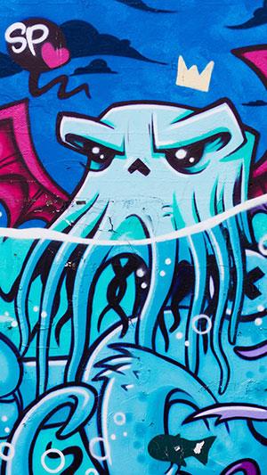 Graffiti wallpapers, smukke graffiti wallpapers til telefoner