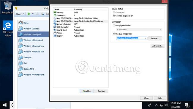 Windows 10 virtuális gép létrehozása VMware Player és VirtualBox segítségével