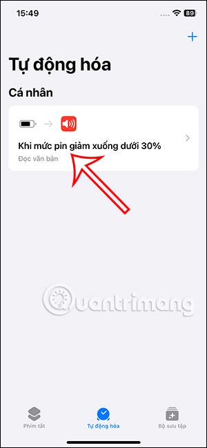 Az iPhone alacsony akkumulátorának jelzése a Siri segítségével