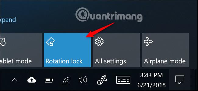 Hur man stänger av automatisk skärmrotation i Windows 10