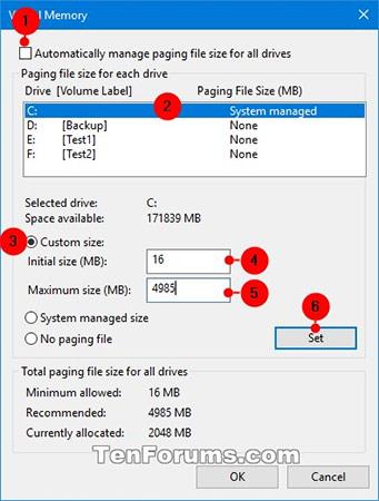Kako upravljati virtualnom memorijom Pagefile u sustavu Windows 10