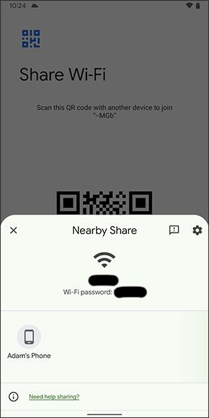 Wi-Fi megosztása Androidon jelszó megadása nélkül