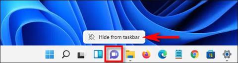 Kā izdzēst tērzēšanas ikonu Windows 11 uzdevumjoslā