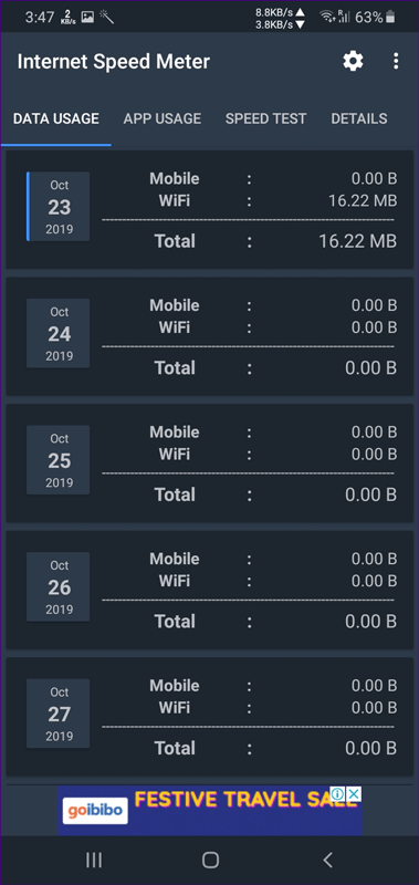 Hur man visar internethastighet på Samsung-telefonens statusfält