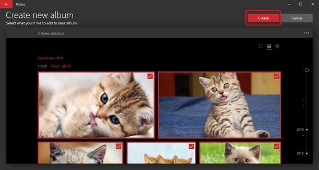 Sådan organiserer du billeder med appen Fotos på Windows 10