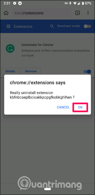 Slik installerer du Chrome-utvidelsen på Android