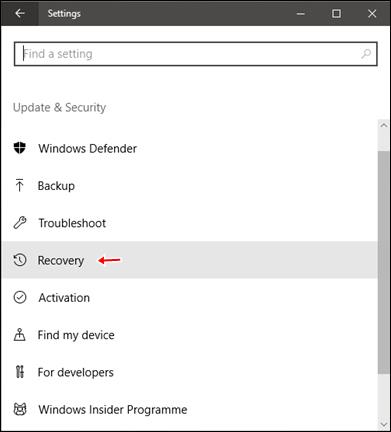 Hvernig á að endurstilla Windows 10 Fall Creators Update