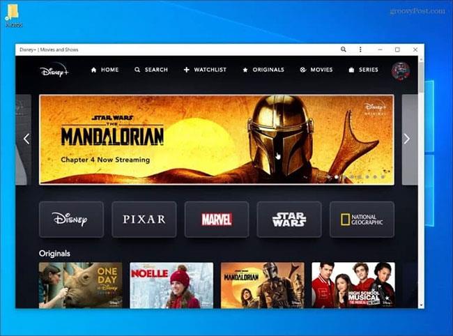 Sådan installeres Disney Plus som en app på Windows 10