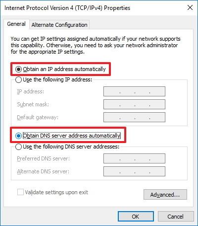 Instruktioner til opsætning og administration af Network Bridge på Windows 10