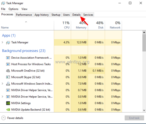 Ret unormalt høj CPU-fejl på grund af TiWorker.exe på Windows 10/8.1/8