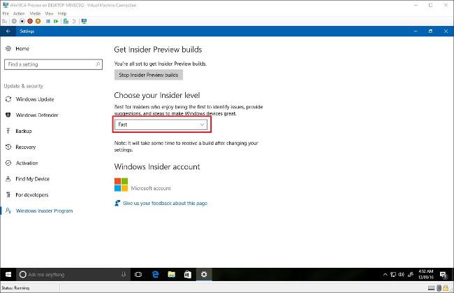 Hogyan használhatunk virtuális gépeket a Windows 10 Insider buildjeinek tesztelésére anélkül, hogy aggódnánk a rendszerhibák miatt