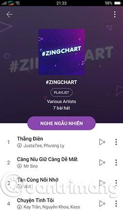 Как да изтеглите целия MP3 плейлист Zing на вашия телефон