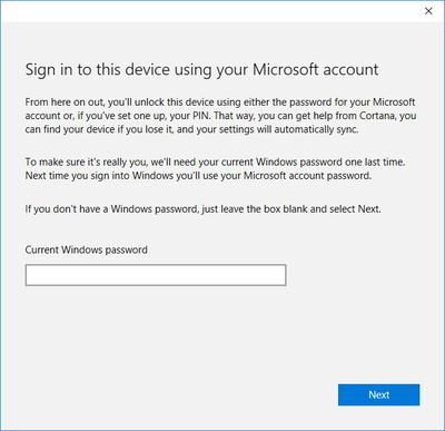 Ohjeet Windows 10 -tuoteavaimen linkittämiseen Microsoft-tiliin