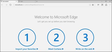 Instruktioner för att återställa Microsoft Edge på Windows 10
