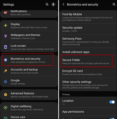 Πώς να χρησιμοποιήσετε κρυφούς φακέλους σε τηλέφωνα Samsung