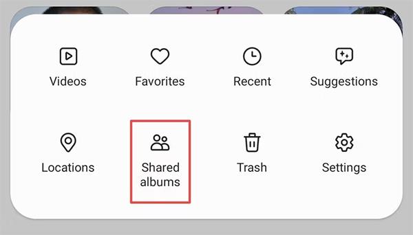 Instruktioner til oprettelse af delte album på Samsung