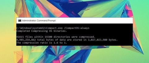 Hvad er Compact OS-funktionen på Windows 10?