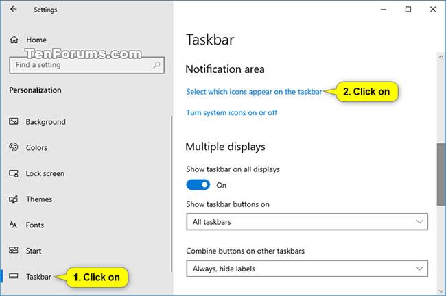 Kā ieslēgt/izslēgt Windows atjaunināšanas statusa ikonu uzdevumjoslas paziņojumu apgabalā operētājsistēmā Windows 10