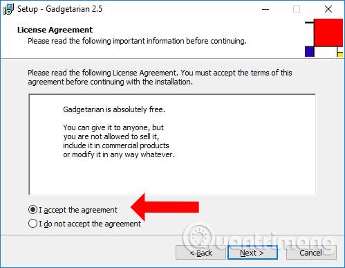 Slik installerer du Gadgets for Windows 10 ved hjelp av Gadgetarian