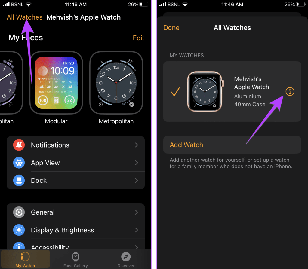 Πώς να κάνετε ping στο Apple Watch από το iPhone