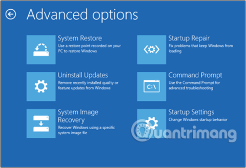 8 sätt att öppna avancerade startalternativ på Windows 10