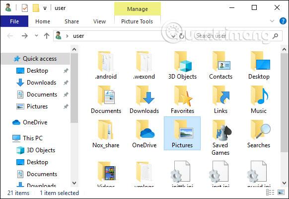 Kā ātri piekļūt lietotāja mapei operētājsistēmā Windows 10