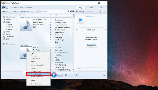Kā pievienot MP3 albumu vākus operētājsistēmā Windows 10