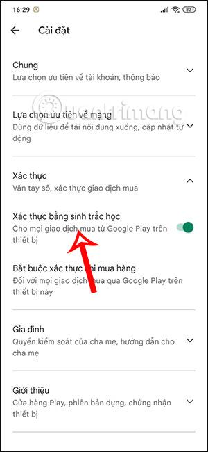 Ako povoliť autentifikáciu odtlačkom prsta pri nákupoch v službe Google Play