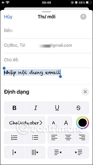 Jak změnit písmo Apple Mail na iPhone