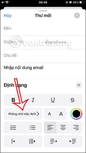 Jak změnit písmo Apple Mail na iPhone