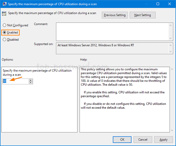 3 leiðir til að takmarka Windows Defender CPU notkun í Windows 10