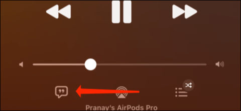 Az Apple Music dalszövegeinek megosztása iPhone-on vagy iPaden