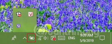 Fejl ved tab af batteriikon på Windows 10/8/7 proceslinjen