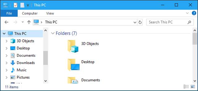 Kaip pašalinti „3D objektus“ iš šio kompiuterio sistemoje „Windows 10“.