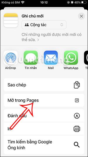 Jak upravit poznámky v aplikaci Pages pro iPhone