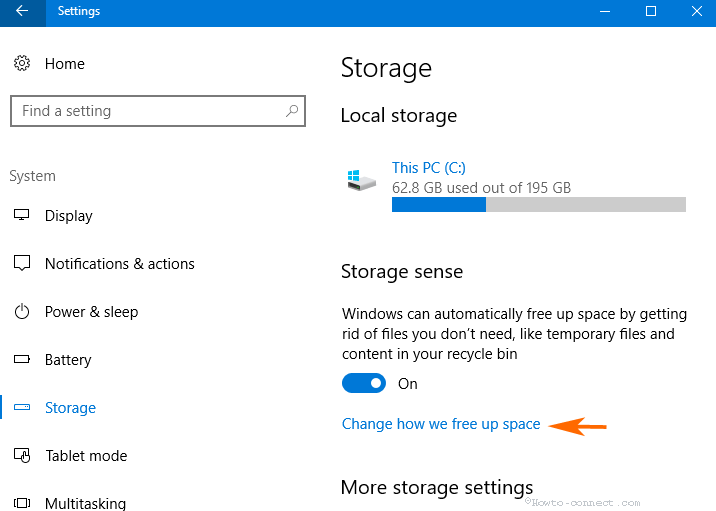 Samodejno sprostite prosti prostor v sistemu Windows 10 po 30 dneh