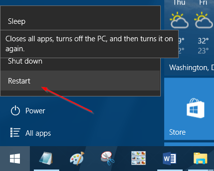 Az UEFI-beállítások megnyitása Windows 10 rendszeren