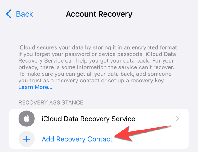 Як налаштувати контакт для відновлення (Recovery Contact) на iPhone, iPad