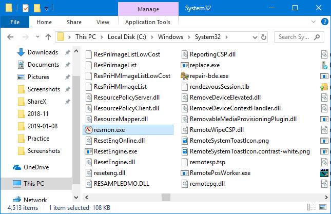 11 sätt att öppna Resource Monitor i Windows 10