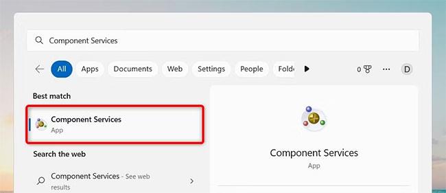 Jak otevřít Component Services v systému Windows 11